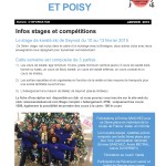 Infos janvier 2015