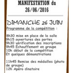 Les horaires de la manifestation 