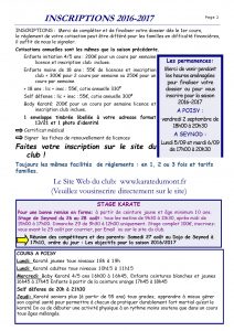 Infos club 14- 08-2016