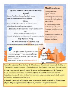 Infos vacances Noël